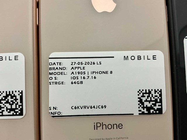 Apple iphone 8 a1905/a1898 (37x) - afbeelding 8 van  39