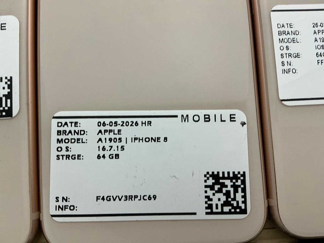 Apple iphone 8 a1905/a1898 (37x) - afbeelding 10 van  39