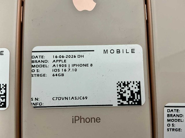 Apple iphone 8 a1905/a1898 (37x) - afbeelding 11 van  39