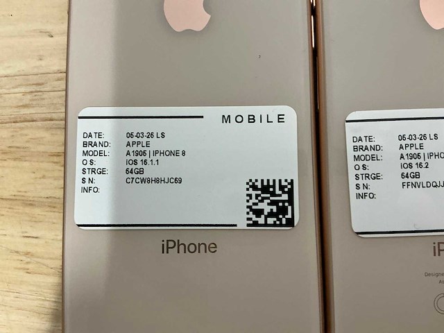 Apple iphone 8 a1905/a1898 (37x) - afbeelding 15 van  39