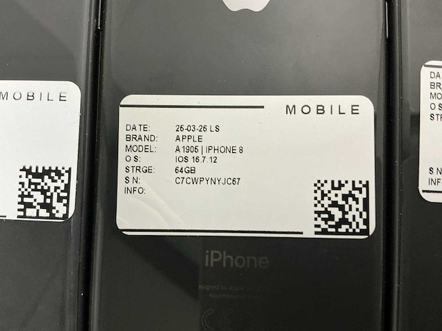 Apple iphone 8 a1905/a1898 (37x) - afbeelding 17 van  39
