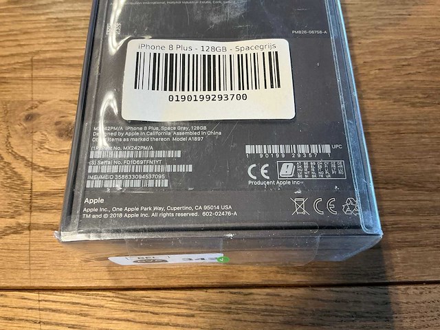 Apple iphone 8 plus 128gb spcaegrijs - afbeelding 7 van  7