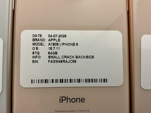 Apple iphone 8/8plus a1905 a1897 (22x) - afbeelding 15 van  24