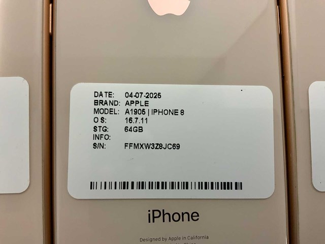 Apple iphone 8/8plus a1905 a1897 (22x) - afbeelding 16 van  24