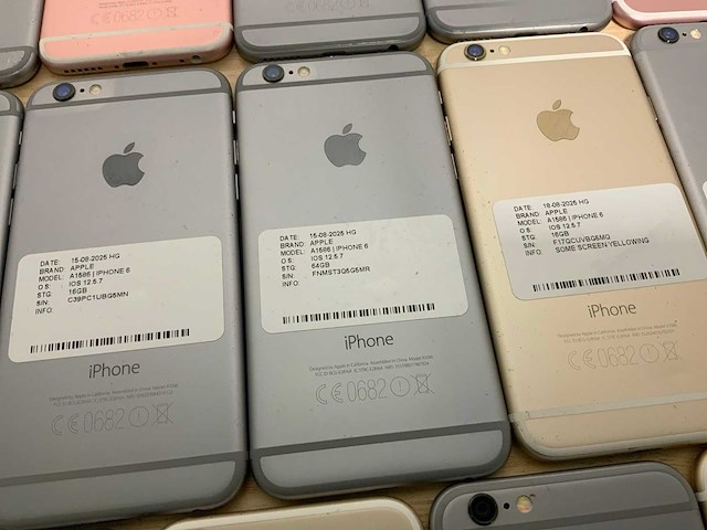 Apple iphone mobiele telefoon (25x) - afbeelding 9 van  11