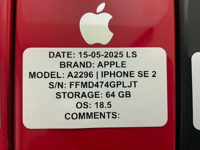 Apple iphone se 2/3 smartphone (15x) - afbeelding 8 van  17