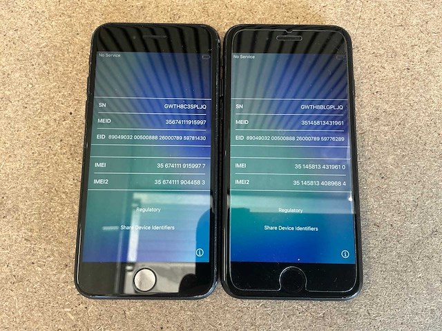 Apple iphone se 2nd gen (64gb) (2x) - afbeelding 1 van  2