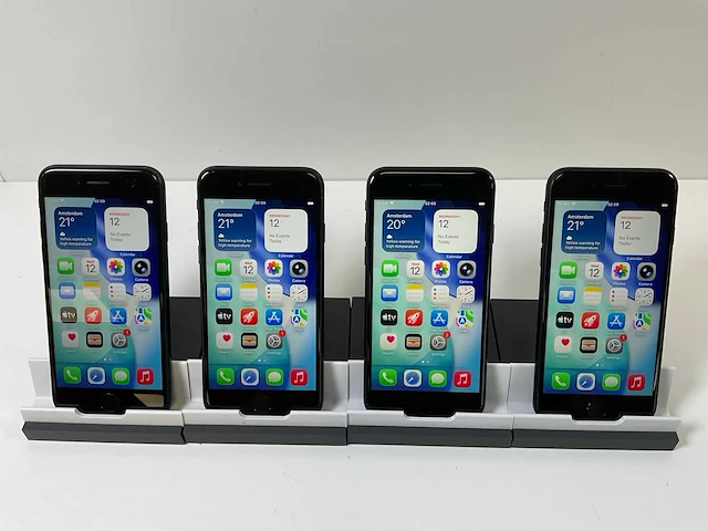 Apple iphone se 3rd gen - 128 gb - midnight (4x) - afbeelding 1 van  5