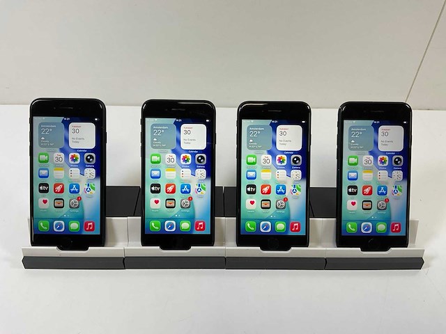Apple iphone se 3rd gen - 64 gb - midnight (4x) - afbeelding 1 van  5