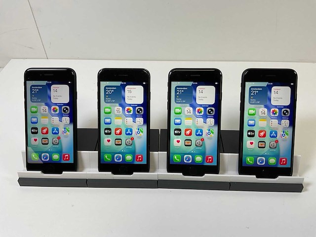Apple iphone se 3rd gen - 64 gb - midnight (4x) - afbeelding 1 van  5