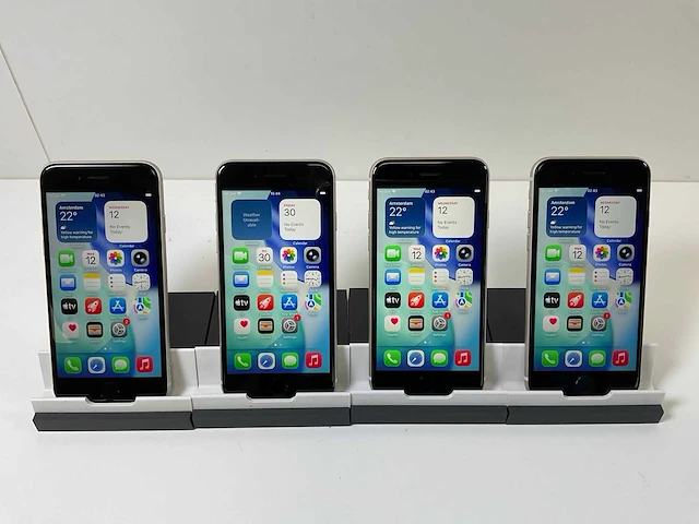 Apple iphone se 3rd gen - 64 gb - starlight (4x) - afbeelding 1 van  4