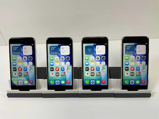 Apple iphone se 3rd gen - 64 gb - starlight (4x) - afbeelding 1 van  5