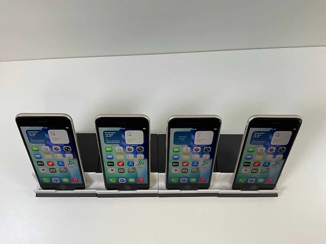 Apple iphone se 3rd gen - 64 gb - starlight (4x) - afbeelding 2 van  5
