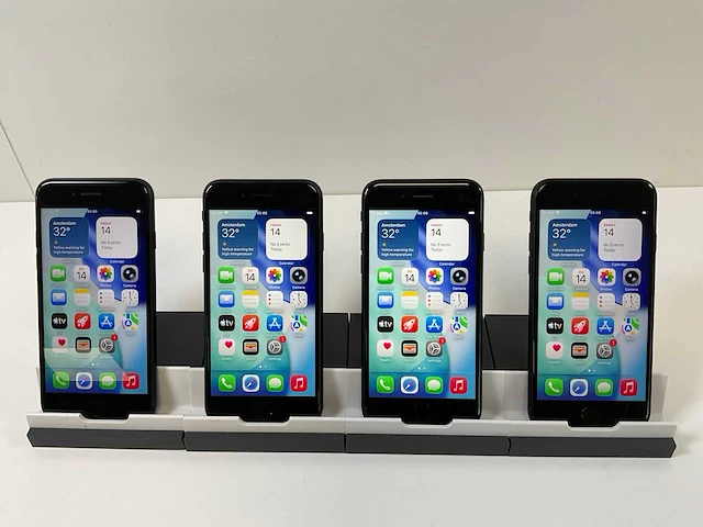 Apple iphone se 3rd gen - 64 gb / 256 gb - midnight (4x) - afbeelding 1 van  4