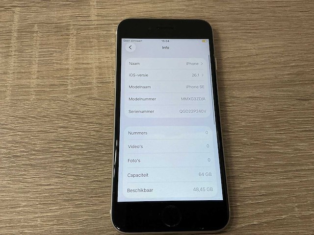 Apple iphone se (3rd gen, 64gb) mobiele telefoon - afbeelding 3 van  5