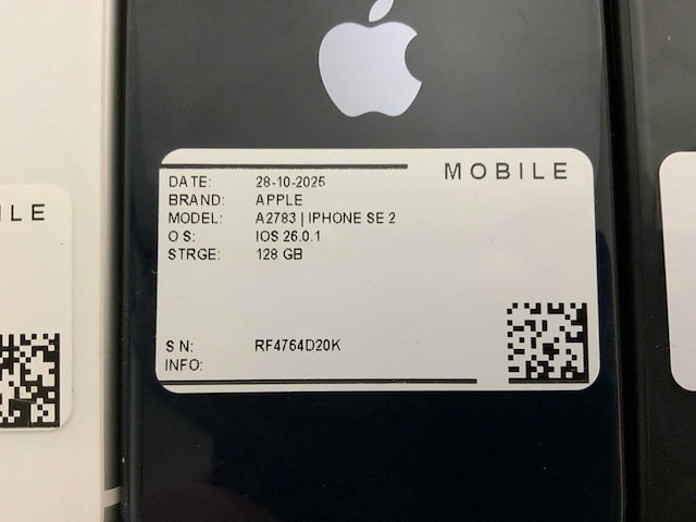 Apple iphone se2 a2783/a2296 mobiele telefoon (4x) - afbeelding 4 van  6