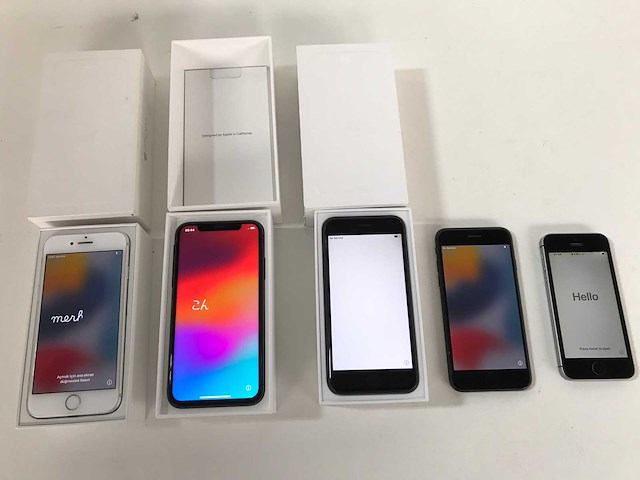 Apple iphone smartphone (5x) - afbeelding 1 van  10