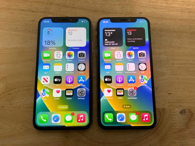 Apple iphone x a1901 mobiele telefoon (2x) - afbeelding 1 van  6
