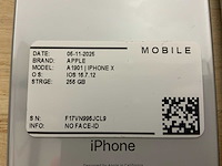 Apple iphone x a1901 mobiele telefoon (2x) - afbeelding 3 van  6