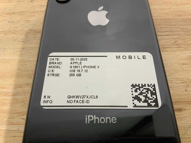 Apple iphone x a1901 mobiele telefoon (3x) - afbeelding 6 van  12