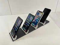 Apple iphone xr - 64 gb - black / white (4x) - afbeelding 3 van  5