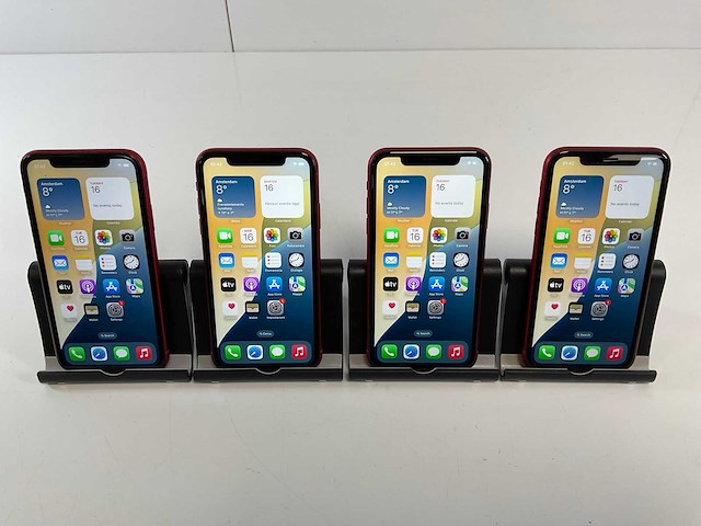 Apple iphone xr - 64 gb - red (4x) - afbeelding 1 van  5