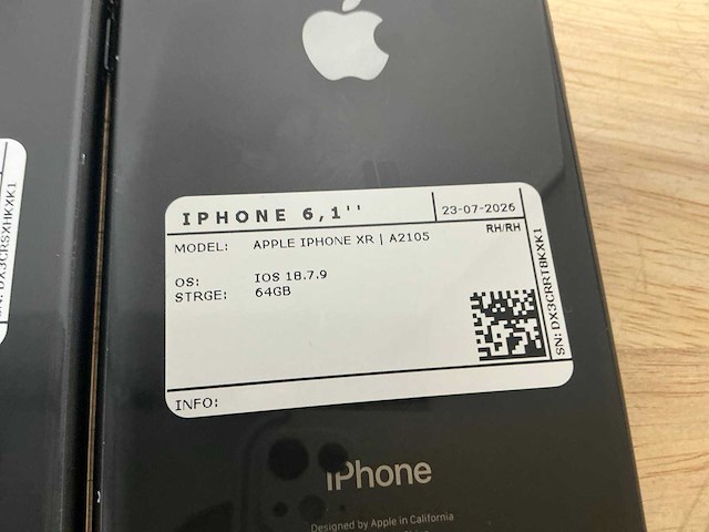 Apple iphone xr | a2105 mobiele telefoon (10x) - afbeelding 2 van  13