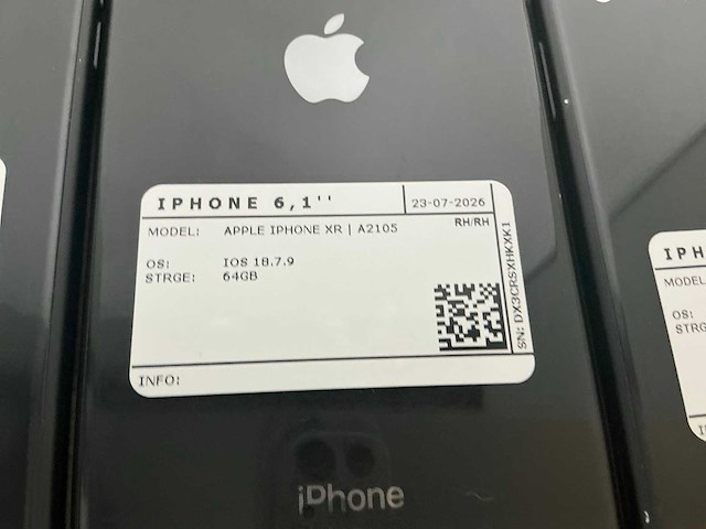 Apple iphone xr | a2105 mobiele telefoon (10x) - afbeelding 3 van  13