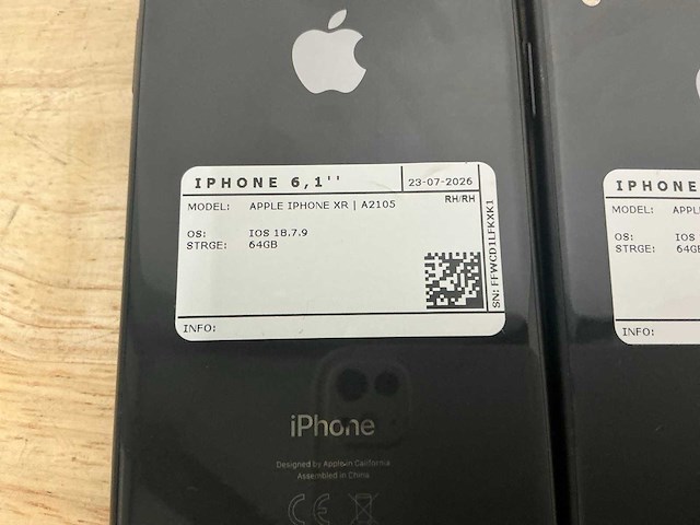 Apple iphone xr | a2105 mobiele telefoon (10x) - afbeelding 9 van  13