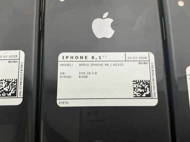 Apple iphone xr | a2105 mobiele telefoon (10x) - afbeelding 10 van  13