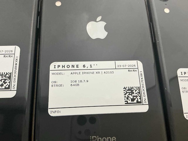 Apple iphone xr | a2105 mobiele telefoon (10x) - afbeelding 12 van  13
