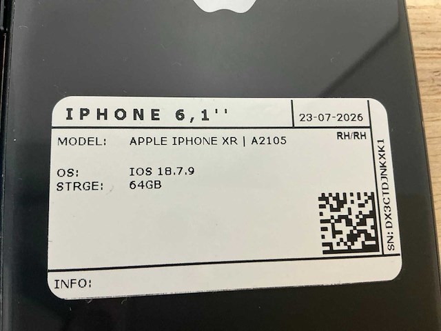 Apple iphone xr | a2105 mobiele telefoon (10x) - afbeelding 2 van  14