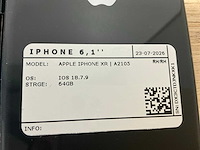 Apple iphone xr | a2105 mobiele telefoon (10x) - afbeelding 2 van  14