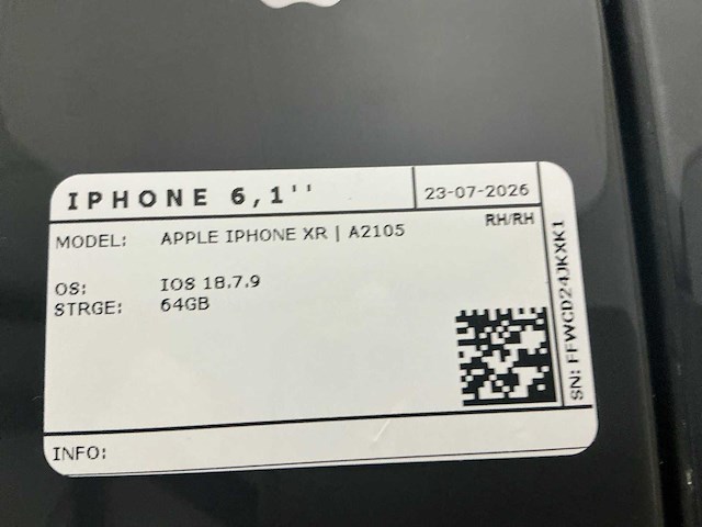 Apple iphone xr | a2105 mobiele telefoon (10x) - afbeelding 5 van  14