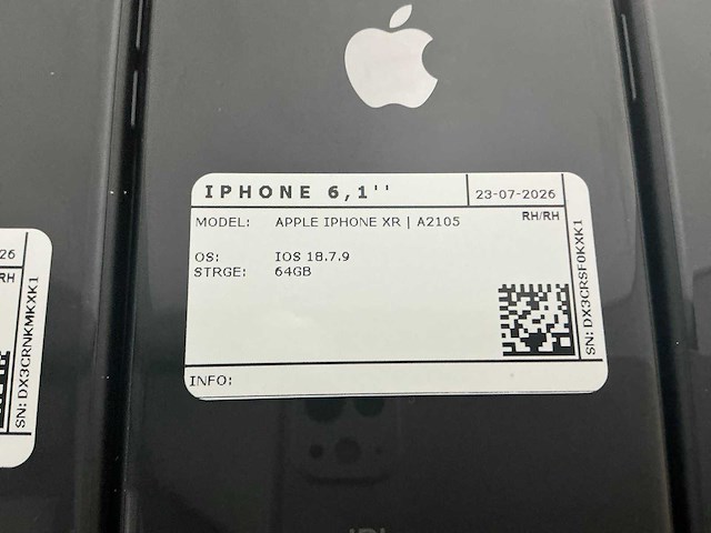 Apple iphone xr | a2105 mobiele telefoon (10x) - afbeelding 11 van  14