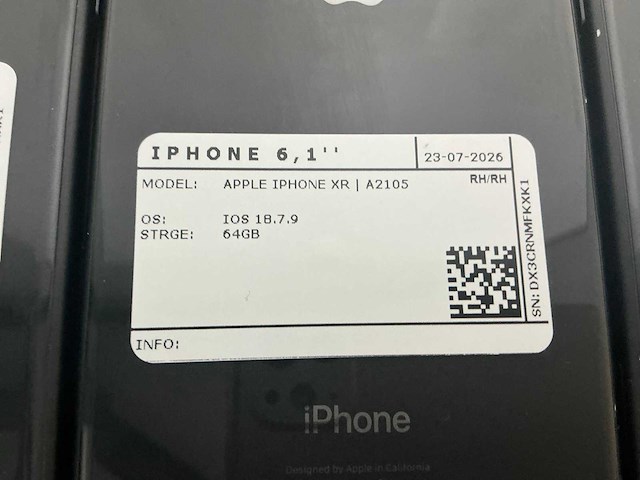 Apple iphone xr | a2105 mobiele telefoon (10x) - afbeelding 12 van  14