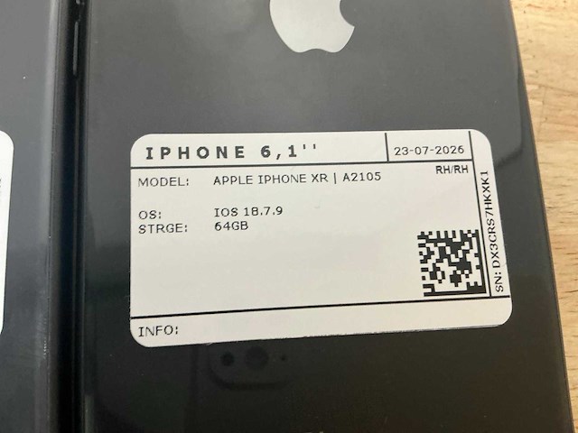 Apple iphone xr | a2105 mobiele telefoon (10x) - afbeelding 14 van  14