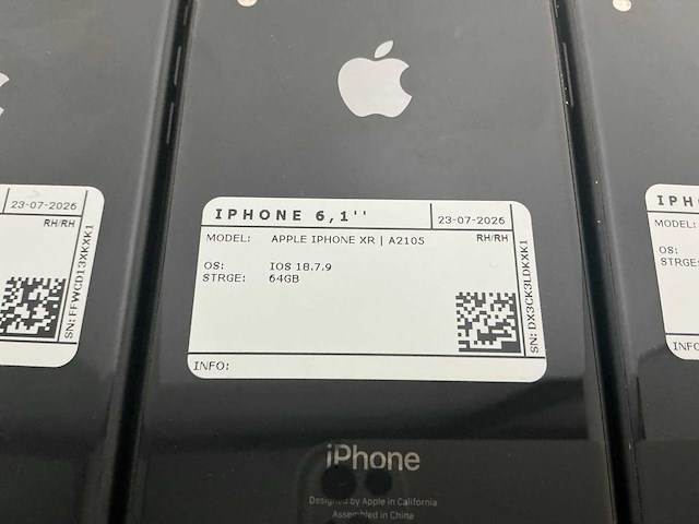 Apple iphone xr | a2105 mobiele telefoon (10x) - afbeelding 11 van  14