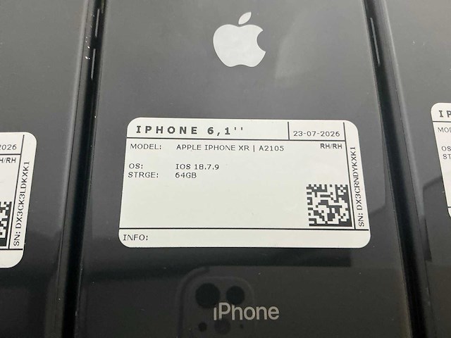 Apple iphone xr | a2105 mobiele telefoon (10x) - afbeelding 12 van  14