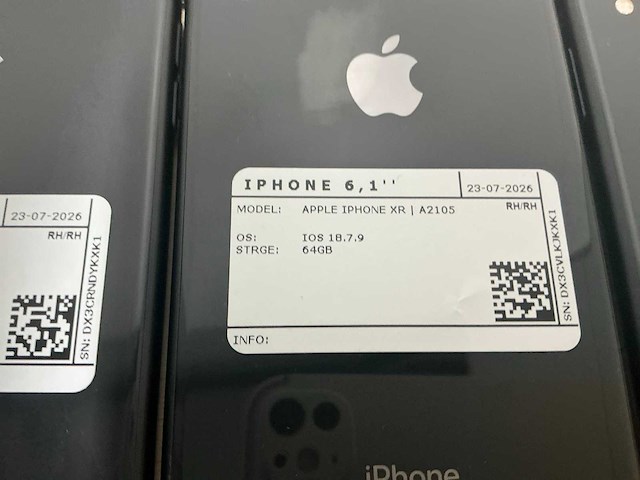 Apple iphone xr | a2105 mobiele telefoon (10x) - afbeelding 13 van  14