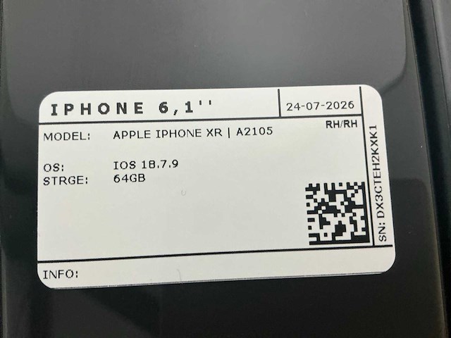 Apple iphone xr | a2105 mobiele telefoon (10x) - afbeelding 3 van  12