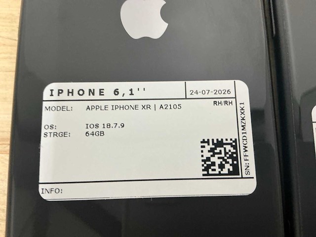Apple iphone xr | a2105 mobiele telefoon (10x) - afbeelding 4 van  12