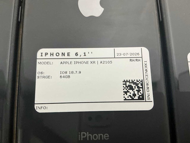 Apple iphone xr | a2105 mobiele telefoon (10x) - afbeelding 9 van  12