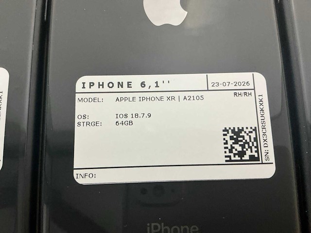 Apple iphone xr | a2105 mobiele telefoon (10x) - afbeelding 10 van  12