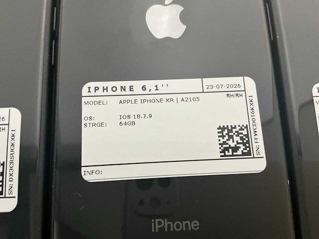 Apple iphone xr | a2105 mobiele telefoon (10x) - afbeelding 11 van  12