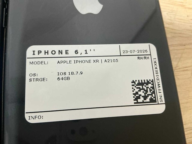 Apple iphone xr | a2105 mobiele telefoon (10x) - afbeelding 2 van  14