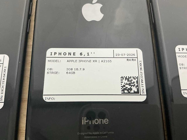 Apple iphone xr | a2105 mobiele telefoon (10x) - afbeelding 11 van  14