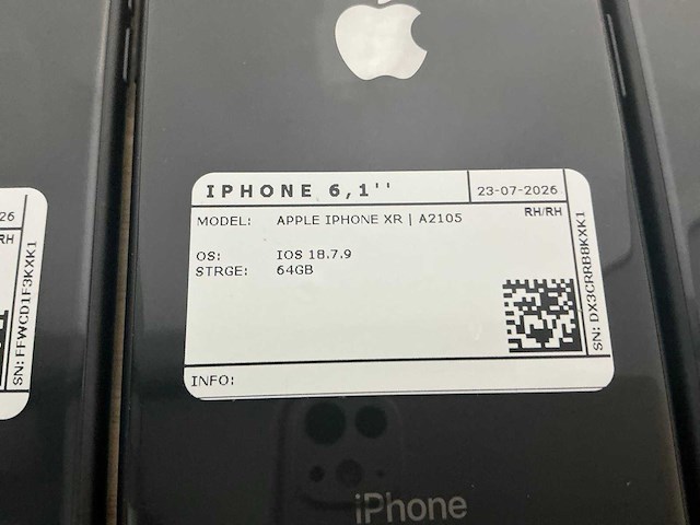 Apple iphone xr | a2105 mobiele telefoon (10x) - afbeelding 12 van  14
