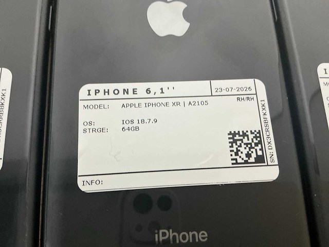 Apple iphone xr | a2105 mobiele telefoon (10x) - afbeelding 13 van  14