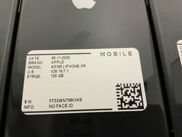 Apple iphone xr a2105 mobiele telefoon (6x) - afbeelding 9 van  10